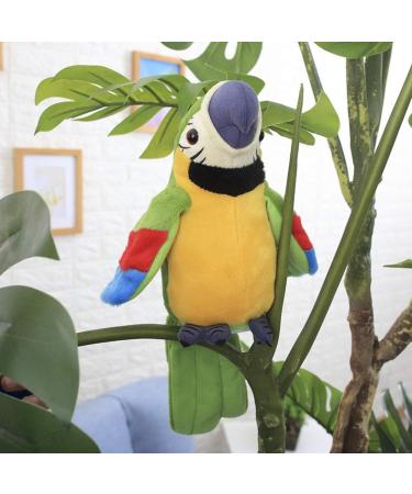 Talking Parrot Interactive Plush Toy - Funny Gift for Kids - Green - Buy Online on SooperMarket.com