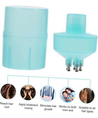 Hair Color Applicator Bottle Set Dying Tools with Comb & Dropper for Easy Hair Dyeing 6.3X4.5cm Blue - Buy Online on SooperMarket.com