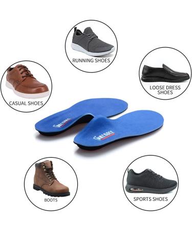 Valsole Orthopedic Insoles for Men & Women | Soft Functional Shoe Inserts for Flat Feet Plantar Fasciitis & Foot Pain | Size 35-36 EU (23cm) V107c - Buy Online on SooperMarket.com