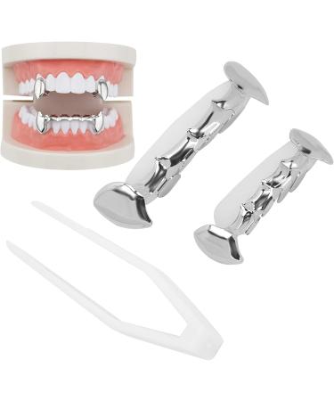 Shop Hip-Hop Teeth Set | Reusable Silver Costume Accessories for Men & Women - Perfect for Halloween & Parties! - Buy Online on SooperMarket.com