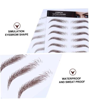 4pcs Eyebrow Stickers Eyebrows Stickers 6d Eyebrow Brow Shaper Imitation Eyebrow Make up Tool 4d - Buy Online on SooperMarket.com