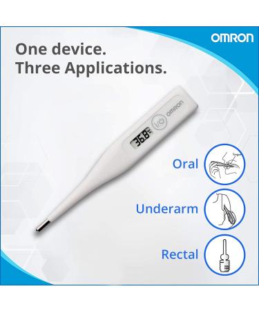 Omron MC-246 Digital Rigid Thermometer - Fast 60 Second Reading - Buy Online on SooperMarket.com