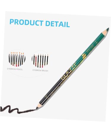 PLAFOPE 12pcs Lip Liner Eyeliner Makeup Lipliner Eyebrow Brush Angled Eye Shadow Pencils Lip Pencil Wooden - Buy Online on SooperMarket.com