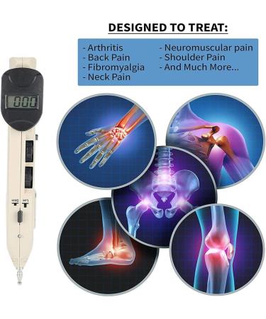 Acupuncture Pen for Pain Relief Electronic Acupuncture Pen Pain Relief Therapy USB Rechargeable Meridian Energy Pulse Laser Acupuncture Pen - Buy Online on SooperMarket.com