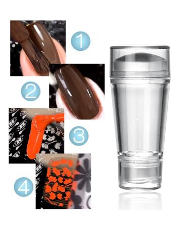 Fomiyes Nail Tools - Double-End Nail Polish Stamp & Stencil Set for DIY Nail Art - Manicure Tool Kit with Scrapers - Buy Online on SooperMarket.com