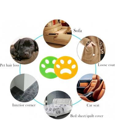 JZK 6 X Pet Hair Remover for Laundry Reusable Lint Remover Pet Hair Removal Pet Floating Lint Hair Catcher for Hair Removal Clothes and Bedding - Buy Online on SooperMarket.com