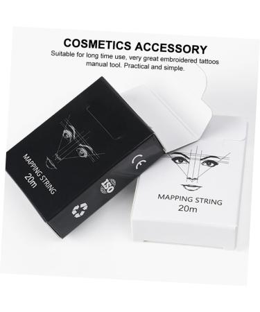 FOYTOKI 1box Black Eyebrow Measuring Tool Reliable Eyebrow Ruler Eyebrow Tattoos Ruler 6x4.5cm Black - Buy Online on SooperMarket.com
