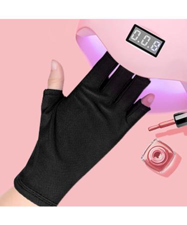 Vipomkowa Nail Machine Special Gloves For Nail Salon Baking Lamp Heat Insulation Sun Breathable Nail Leakage Gloves Nail Stand Holder A B - Buy Online on SooperMarket.com