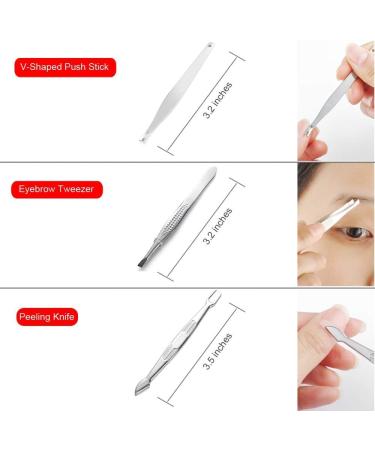 Glamne Manicure Pedicure Set Tools Professional Stainless Steel Nail Care Kits with Holographic Travel Case(Pink) - Buy Online on SooperMarket.com