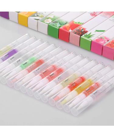 Nail skin oils 15 pieces revitalizing oil for the cuticle nutrient oil for the nails mix of fruity taste care of the cuticle nail art accessories