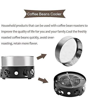 500G Home Coffee Beans Cooler Double Layer Filter Cooling Coffee Beans Roaster Matching Rapid Cooling System Plate for Homecafe Cooling Roasted Coffee Bean Rich Flavour (Color : Black) - Buy Online on SooperMarket.com
