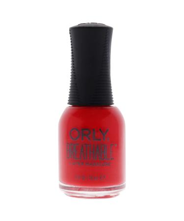 Orly Breathable Treatment Plus Color - 2060015 Cherry Bomb Nail Polish Women 0.6 oz