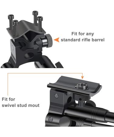 Feyachi 3 in 1 Tactical Rifle Bipod with Adjustable Height for Hunting - Buy Online on SooperMarket.com