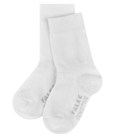 FALKE Unisex Baby Cotton Soft-Top Socks With Gentle Grip On Leg With Elasticated ZOne In Ankle Area For A Better Fit Blue Pink More Colours 1 Pair Sensitive 0 Months White (White 2000) new - eco-friendly