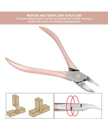 Stainless Steel Nail Clipper Stainless Steel Eagle Beak Rose Gold for Trimming Nails Built in Spring Nail Cutter Fingernail Toenail Clipper Pedicure Tool for Dead Skin (nail nail file - Buy Online on SooperMarket.com