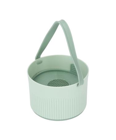 3 in 1 Silicone Makeup Brush Cleaner Bowl with Brush Drying Holder Cosmetic Brushes Cleaning Tool Organizer