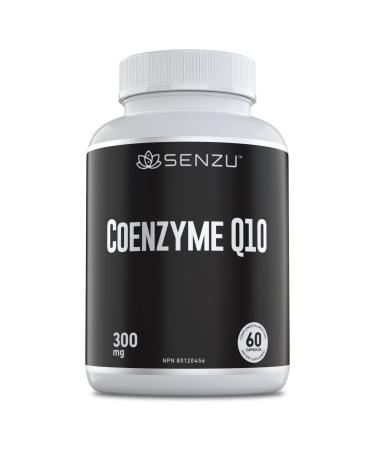 Coenzyme Q10 300mg High Potency Ubiquinone with Vitamin E & Black Pepper - Antioxidant for Heart Health and Cellular Energy Production - 2 Month Supply - 60 Count | Made in Canada 60 count (Pack of 1)