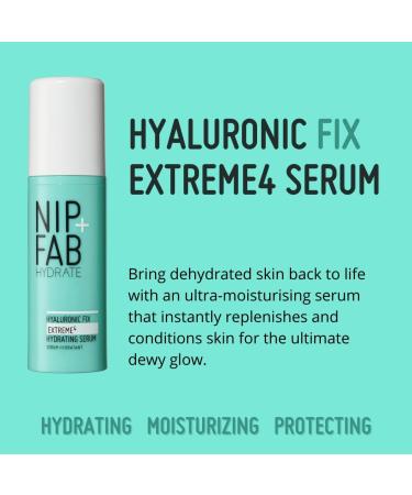 Nip+Fab Gift Set - AM to PM Trio Set The Full Cycle of Hydration for Plump Smooth Dewy Face Skin Bestselling Hyaluronic Fix Extreme4 Range - Buy Online on SooperMarket.com