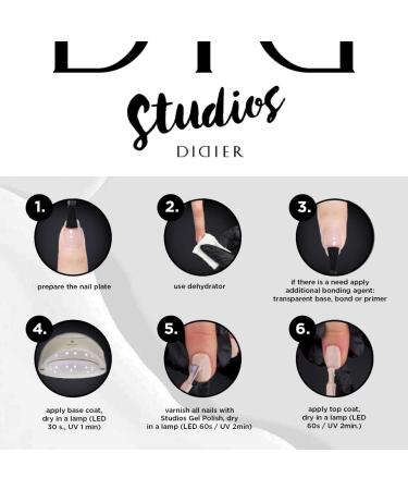 Didier Lab - Premium Gel Nail Polish Studios - Cascade Cool - Gel Nail Varnish - Nail Art - Long-Lasting High Gloss Wear - Easy to Apply - Gel Nails - Rich Pigment - UV/LED - Chip Resistant - Buy Online on SooperMarket.com