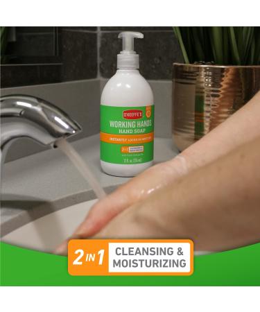 O'Keeffe's Working Hands Hand Soap with Fresh Orange Oil 12 oz Pump (2 Pack) - Buy Online on SooperMarket.com