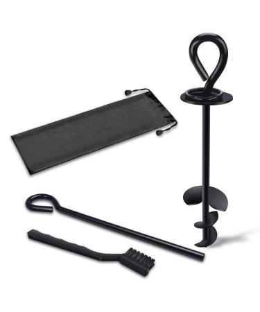 Dog Tie Out Stake for Large Dogs Heavy Duty Dog Ground Stake for Yard Camping Or at The Beach Rust Proof Dog Anchor Yard Stake Holds The Dogs Over 150lbs Dog Stake