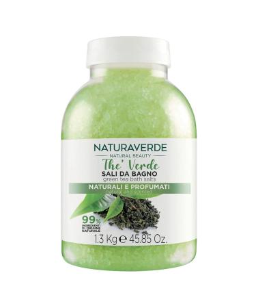 Natural Verde |Natural beauty - green tea bath salt fragrant swimming salt relaxing swimming salt relaxing fragrance salts English salt natural mineral salts 1300g
