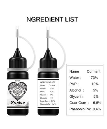 Temporary Tattoos Kit - 4 Pcs with 3 Colors | DIY Tattoos for Women, Kids & Men - 78 Pcs Stencils & Body Markers - Buy Online on SooperMarket.com