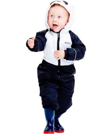 Regatta Kids Mudplay III Waterproof Insulated Animal All-in-one Suit 18-24 Black/White - Buy Online on SooperMarket.com