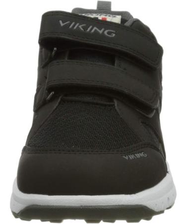 Viking Unisex Kids Odda Walking Shoe 35 EU - Black Charcoal | Comfortable & Durable Footwear for Adventurous Kids - Buy Online on SooperMarket.com