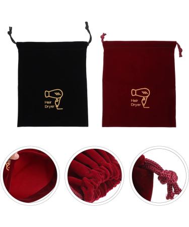 KALLORY 4 Pcs Storage Bag Makeup Travel Bag Drawstring Pouch Drawstring Bag Lining Hair Dryer Supplies - Buy Online on SooperMarket.com