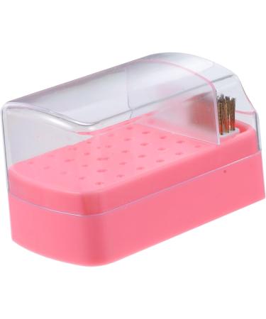 Beavorty 4pcs nail polish head box nail bits nail art supplies cleaning stuff nail tech organizers and storage drill bit holder for nails nail drill bits container nail grinding tool case - Buy Online on SooperMarket.com