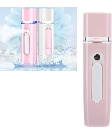 Face Hydration Sprayer USB Nano Mist Sprayer Air Humidifier Portable Handheld Moisturizing Face Sprayer 28mlPink - Buy Online on SooperMarket.com