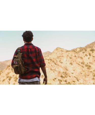 JupiterGear Tactical Military Sling Backpack - Khaki | Adjustable Strap | Outdoor Daypack Backpack - Buy Online on SooperMarket.com