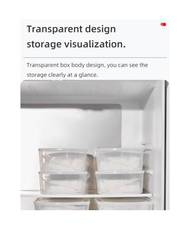 YAJEXUN Breast Milk Storage Container - Stackable Waterproof & Sealed Organizer Box for Refrigeration | Ideal Medium Size for Easy Breast Milk Storage - Buy Online on SooperMarket.com
