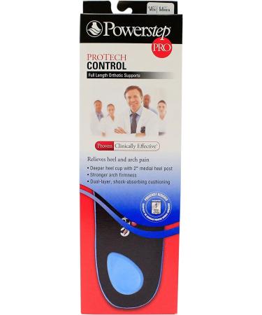 POWERSTEP PROTECH Control Full Length Orthotic Supports Mens & Women's (Men's 7-7.5 / Women's 9-9.5)