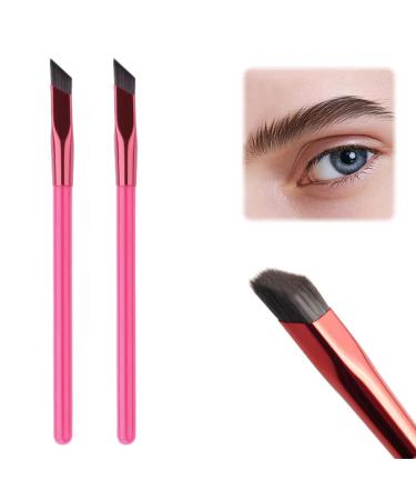 Multi-Function Eyebrow Brush  2 Pcs Perfect Angled Thrush Artifact Eye Brow Concealer Contour Brush  Brow Brushes for Eyebrows  Rhombus Angled Eyebrow Brush  Professional Eyebrow Brush
