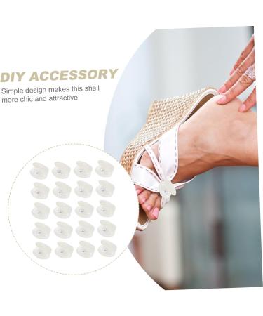 20pcs Diy Handmade Materials Nail Supplies Manicure White 2.8X2X1.5CM - Buy Online on SooperMarket.com