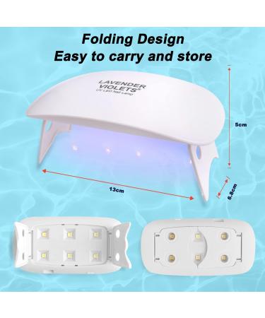 Lavender Violets 19 Pcs Gel Polishes Starter Kit with LED Nail Lamp - Hawaiian Island 969B - Buy Online on SooperMarket.com