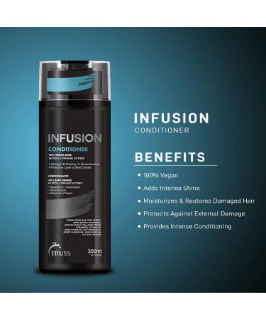 TRUSS Infusion Shampoo & Conditioner Set - Hydrating Hair Care Bundle - Buy Online on SooperMarket.com