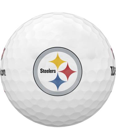 Wilson Duo Soft+ NFL Golf Balls - Pittsburgh White (12 balls) - Buy Online on SooperMarket.com
