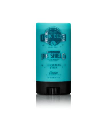 INK-EEZE Tattoo Sunscreen Stick SPF 50 | UVA/UVB Blocking | Vegan | Made in USA | Coconut | 0.5oz - Buy Online on SooperMarket.com