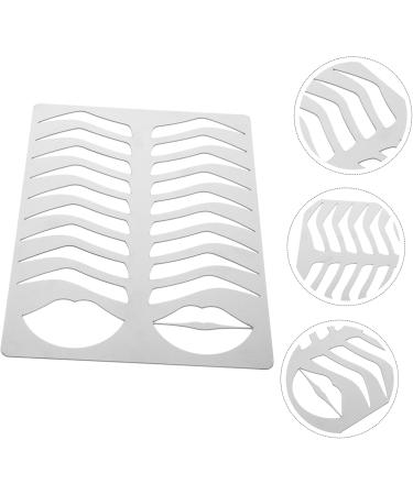 Gogogmee Eyebrow Template Eyebrow Stencil Eyebrow Shaping Tool Eyebrow Drawing Mold Eyebrow Draw Board Eyebrow Practice Stencil Brow Practice Tool Eyebrow Shape Mold Metal Eyebrow Mold - Buy Online on SooperMarket.com