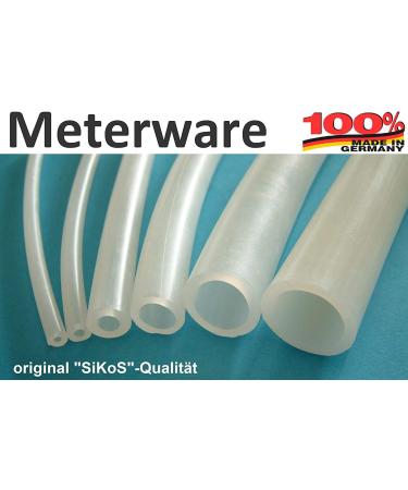 SiKoS High-Quality Food Grade Flexible Silicone Hose 7x10mm - 25m Roll | Ideal for International Shipping - Buy Online on SooperMarket.com