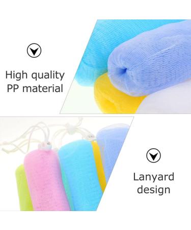 Mikinona 10pcs Foaming Soap Mesh Bag Soap Pouch Saver Soap Foaming Net Soap Sleeve Holder Soft Foam Net 14.5x5cm As Shown 1 - Buy Online on SooperMarket.com