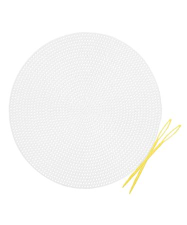 QTLCOHD 40Pack 7 Count Round Plastic Canvas Sheets Needlepoint Canvas for Acrylic Yarn Crafting Knit and Crochet Projects(5.78 Inch Diameter)