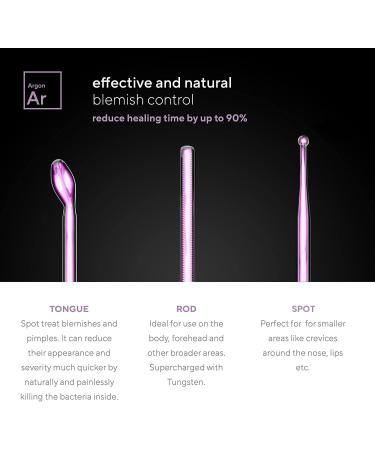 NuDerma Professional Skin Therapy Wand - Portable High Frequency Machine with 6 Wands for Clear, Firm, and Tight Skin - Buy Online on SooperMarket.com