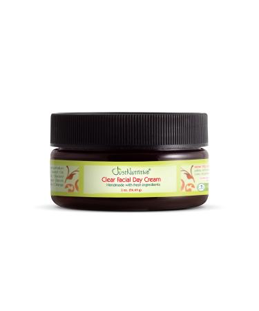 Just Nutritive Acne Clear Facial Day Cream | Nourishing Acne Treatment | Natural Facial Moisturizer | Fights Acne Breakouts 2 Oz