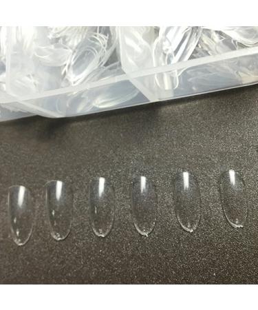 Buy Bodhi2000 500pcs Transparent Oval DIY Artificial French Fake Nails | Best Quality & Fast International Shipping - Buy Online on SooperMarket.com