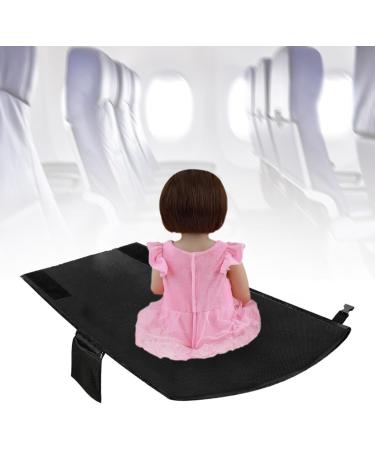 Colcolo Aircraft Footrest for Children | Toddler Aircraft Bed & Leg Support | Foldable & Compact Seat Cover | Travel Essential in Black - Buy Online on SooperMarket.com