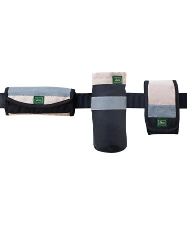 HUNTER jogging belt Tacoma Active with elastic leash black/beige one-size Beige/Black